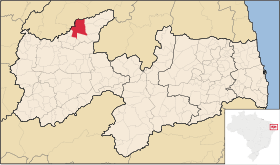 Localisation de Catolé do Rocha sur une carte