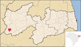 Localisation de Ibiara sur une carte
