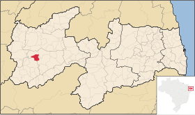 Localisation de Igaracy sur une carte
