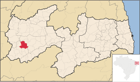 Localisation de Itaporanga sur une carte