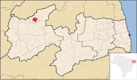 Localisation de Jericó sur une carte