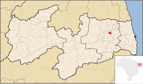 Localisation de Pilões sur une carte