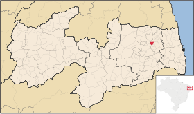 Localisation de Pilõezinhos sur une carte