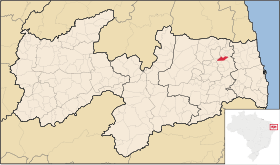 Localisation de Pirpirituba sur une carte