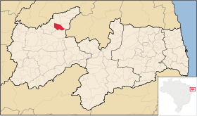 Localisation de Riacho dos Cavalos sur une carte