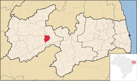 Localisation de Santa Teresinha sur une carte