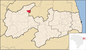 Localisation de São Bento sur une carte