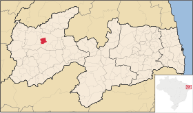 Localisation de São Domingos de Pombal sur une carte