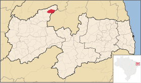 Localisation de São José do Brejo do Cruz sur une carte