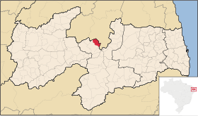 Localisation de São José do Sabugi sur une carte