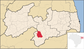 Localisation de Sumé sur une carte