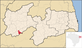 Localisation de Tavares sur une carte