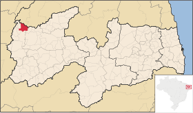 Localisation de Uiraúna sur une carte