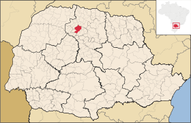 Localisation de Maringá sur une carte