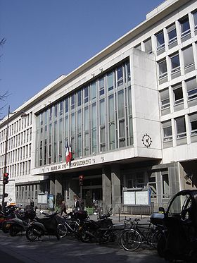 Façade de la mairie du 17e arrondissement