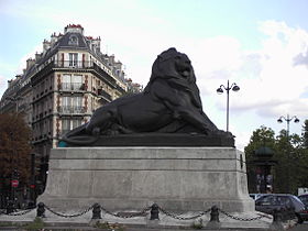 Paris - Place denfert-Rochereau - Lion de Belfort 050906 131.JPG