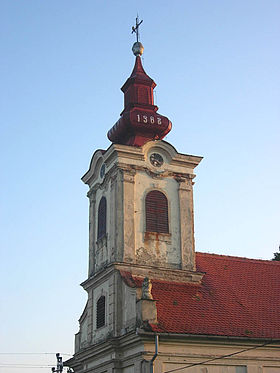 L'église orthodoxe serbe de Parta