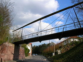 Passerelle de la chaussée de Stockel