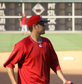 Paul Janish before Phillies Game 2008.jpg