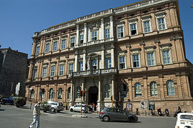 Façade du Palazzo Gallenga Stuart , Pérouse