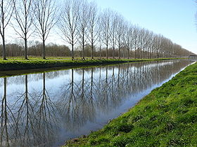 Le canal de la Somme à Port-le-Grand