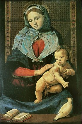 Image illustrative de l'article Vierge et l'Enfant à la colombe