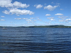 Le lac Mégantic à Piopolis.