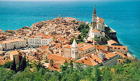 Piran vue depuis les remparts