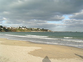La plage de Saint-Cast-le-Guildo (18 janvier 2004)