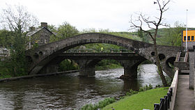 Pontypridd: yr Hen Bont, le vieux pont