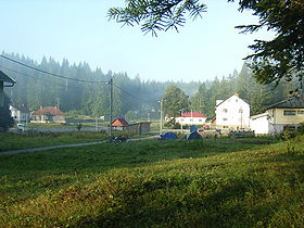 Le village de Potoci, siège de la municipalité