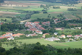 Le village depuis la Colline de Sion