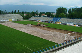 Le Stadion Slavija à Naselje Starosjedilaca