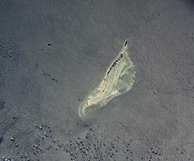 Image satellite de l'atoll Providence.