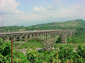 Pont sur le río Chama, vu de El Vigía