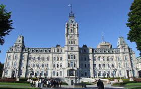 L'hôtel du Parlement, à Québec
