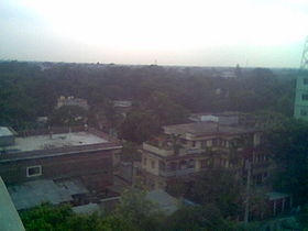 Vue de la ville de Rangpur
