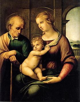 Image illustrative de l'article La Vierge à l'Enfant et saint Joseph