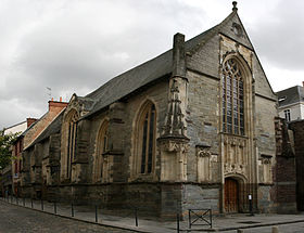 La chapelle, vue depuis la rue des Dames