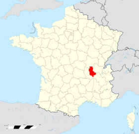 Localisation du Rhône en France