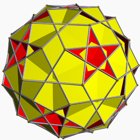 Représentation d'un rhombicosaèdre