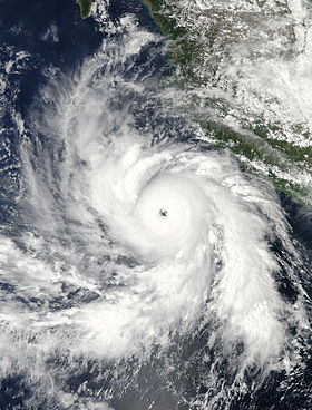 Ouragan Rick de catégorie 5, 17 octobre 2009