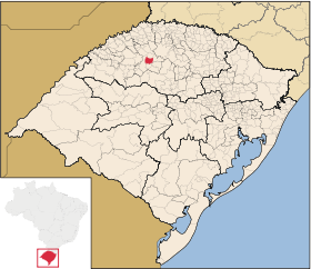 Localisation de Ajuricaba sur une carte