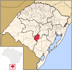 Localisation de Caçapava do Sul sur une carte