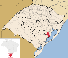 Localisation de Camaquã sur une carte