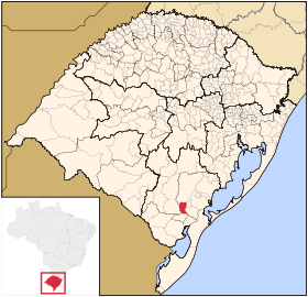 Localisation de Cerrito sur une carte