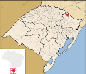 Localisation de Esmeralda sur une carte