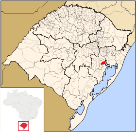 Localisation de Guaíba sur une carte