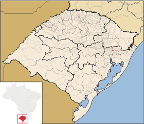 Localisation de Presidente Lucena sur une carte