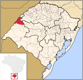 Localisation de São Borja sur une carte